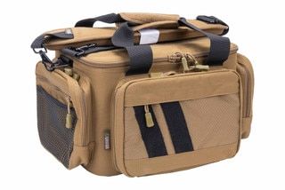 Savior Gear dark tan 3-Gun range bag.